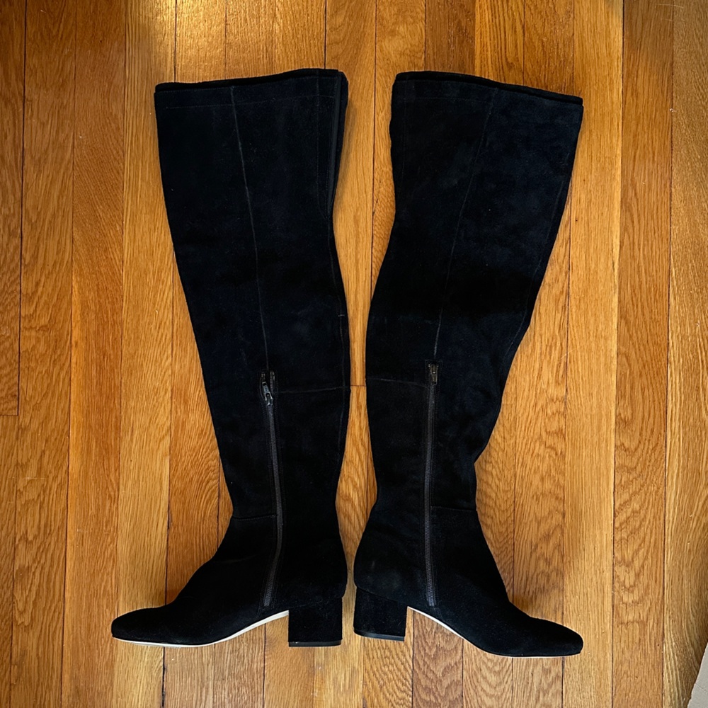 Black Over-The-Knee Boots